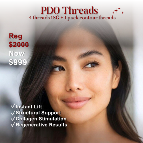 PDO Collagen Boost Lift (mid or lower face) 4 Threads +1 pack Contour Threads - Skin Perfect Brothers Powered by VLA
