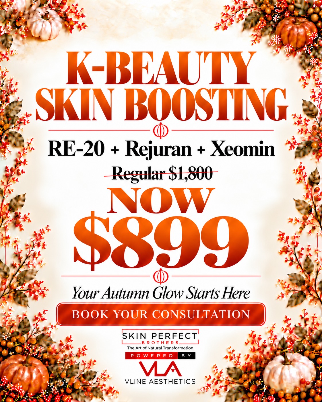 K-Beauty Skin Boosting - RE-20 + Rejuran + XEOMIN (Autumn Sale)