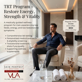 TRT (Testosterone Replacement Therapy) for Him & Her - Skin Perfect Brothers Powered by VLA
